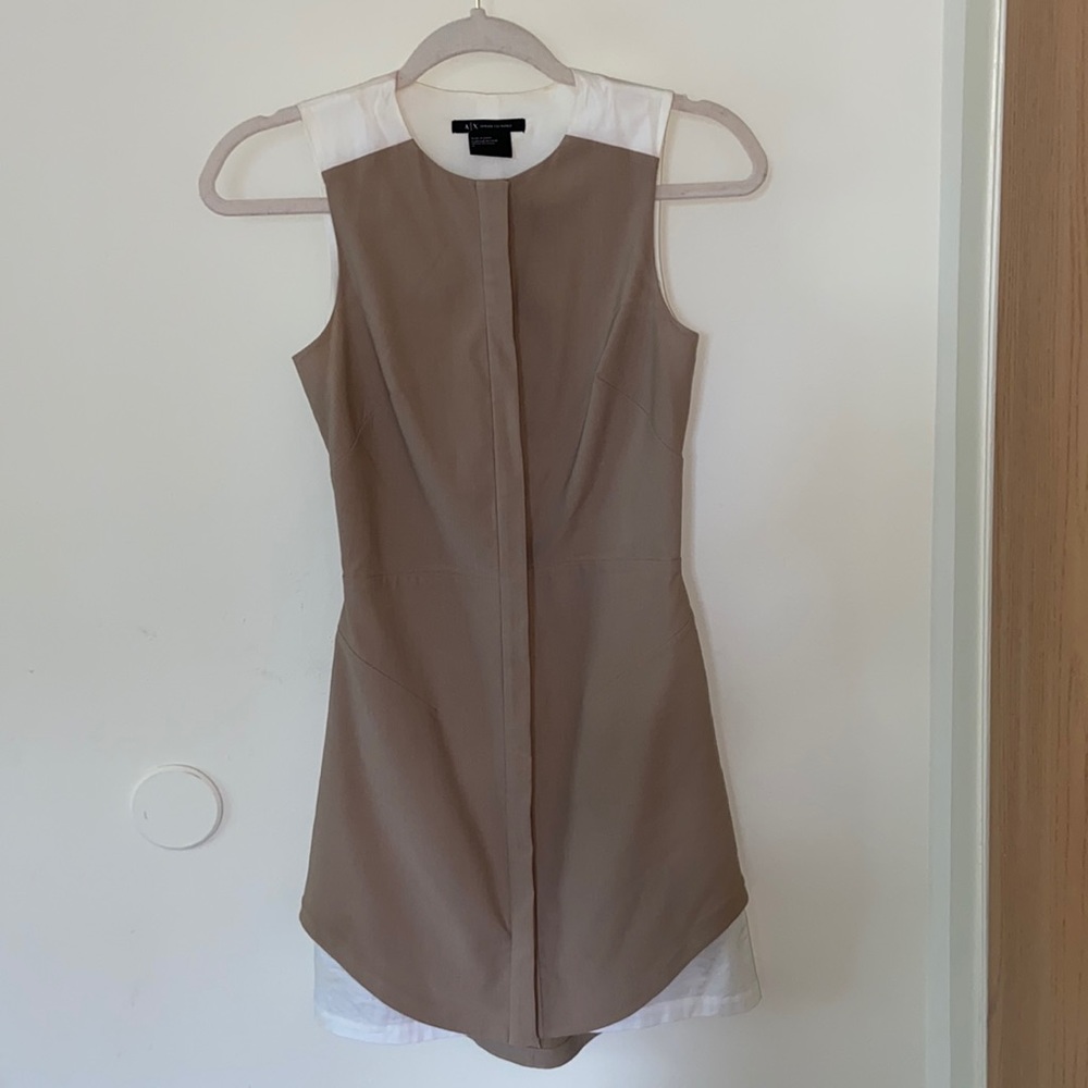 Armani exchange midi tunic dress